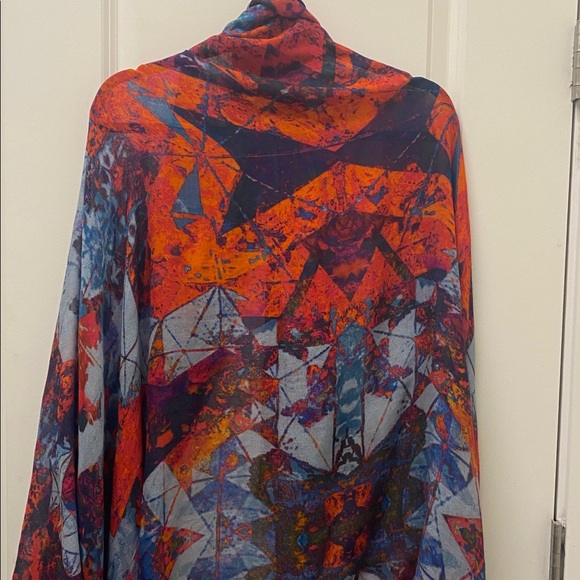 Lily And Lionel Large Oversized Scarf Womens 50 x 72 One Size Modal Silk Scarf - Picture 5 of 6